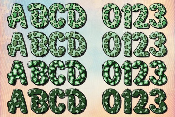 Green Leopard Font - Preview 2