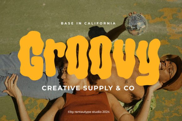Groovy Dream Font PNG with transparent background - Preview 5