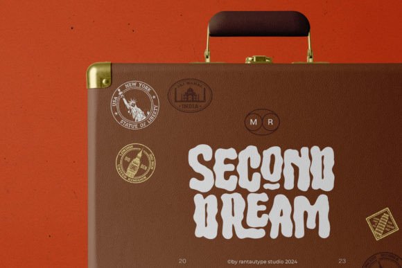 Groovy Dream Font PNG with transparent background - Preview 6
