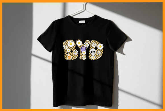 Halloween Daisy Font PNG with transparent background - Preview 1