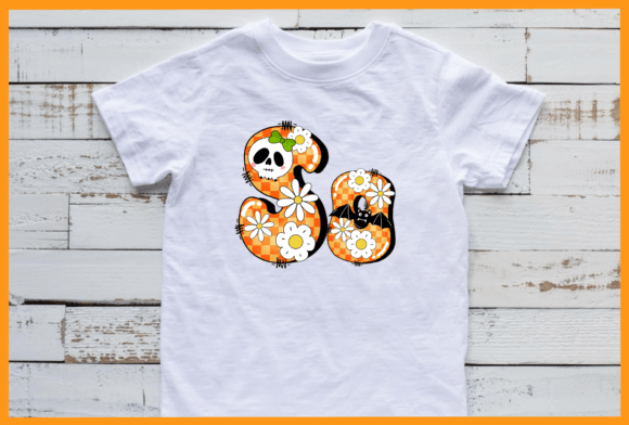 Halloween Daisy Font PNG with transparent background - Preview 2