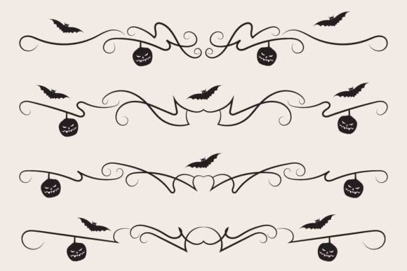 Halloween Flourish Dividers