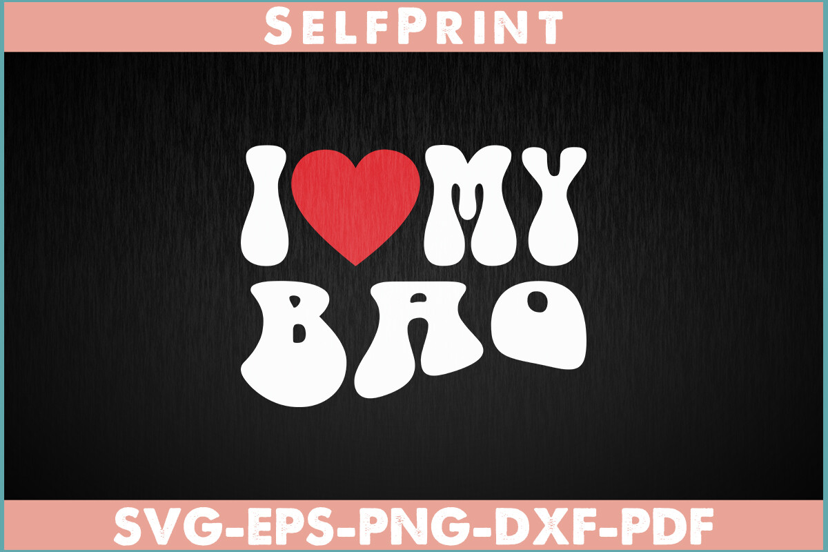 I Love My Bao Graphic by Creative Artist · Creative Fabrica