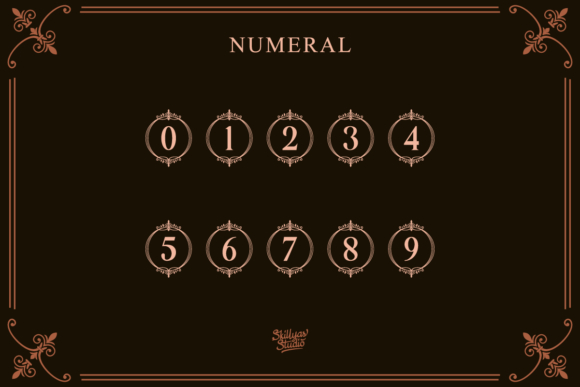 King Florist Font PNG with transparent background - Preview 3