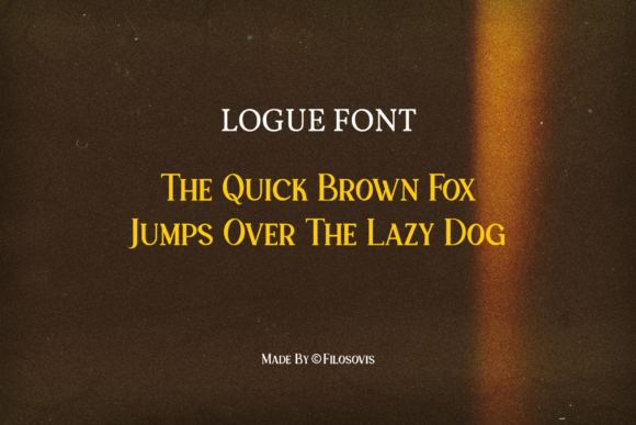 Logue Font PNG with transparent background - Preview 2