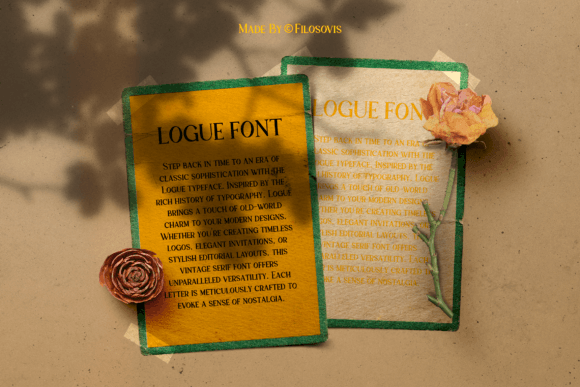 Logue Font PNG with transparent background - Preview 3