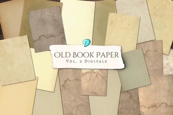 Old Book Paper Vol. 2 Digital Printables