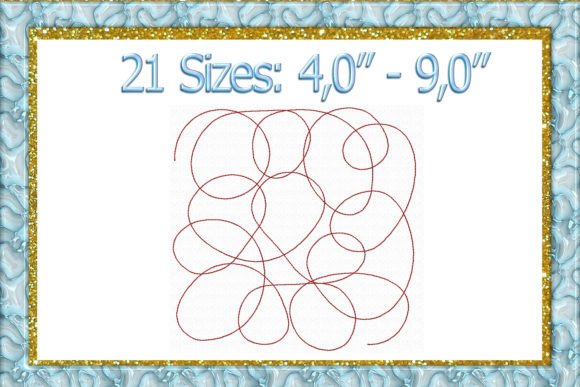 Quilting Swirls Embroidery Design