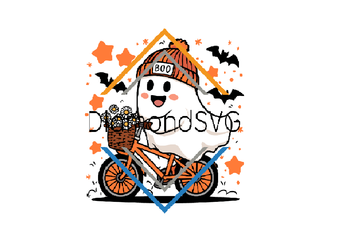 Retro Halloween Ghost SVG Graphic by DiamondSvg · Creative Fabrica