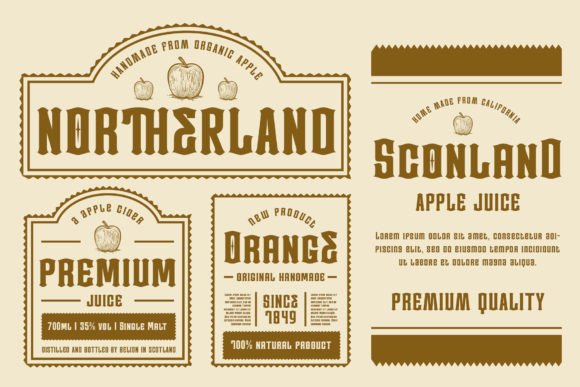 Richerson Font PNG with transparent background - Preview 5