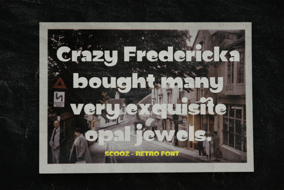 Scooz Font PNG with transparent background - Preview 6