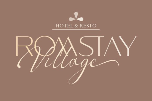 Skypiea Romantic Font PNG with transparent background - Preview 2