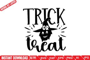 Trick or Treat Svg Design Graphic by SvgHouse · Creative Fabrica
