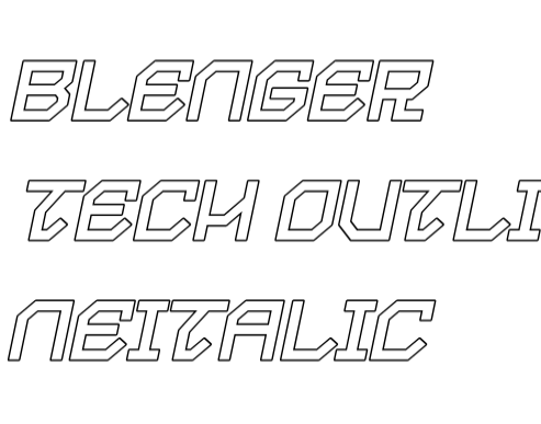 blenger-tech-outlineitalic