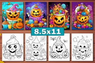 250 Halloween Sweet Coloring Pages Graphic by KDP PRO DESIGN · Creative ...
