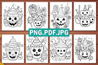 250 Halloween Sweet Coloring Pages Graphic by KDP PRO DESIGN · Creative ...