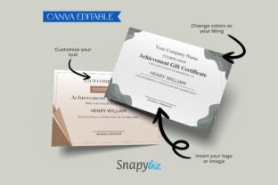 Achievement Gift Certificate Template Graphic by SnapyBiz · Creative ...