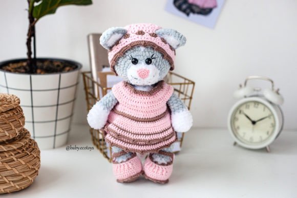 Amigurumi Pattern Crochet Cat