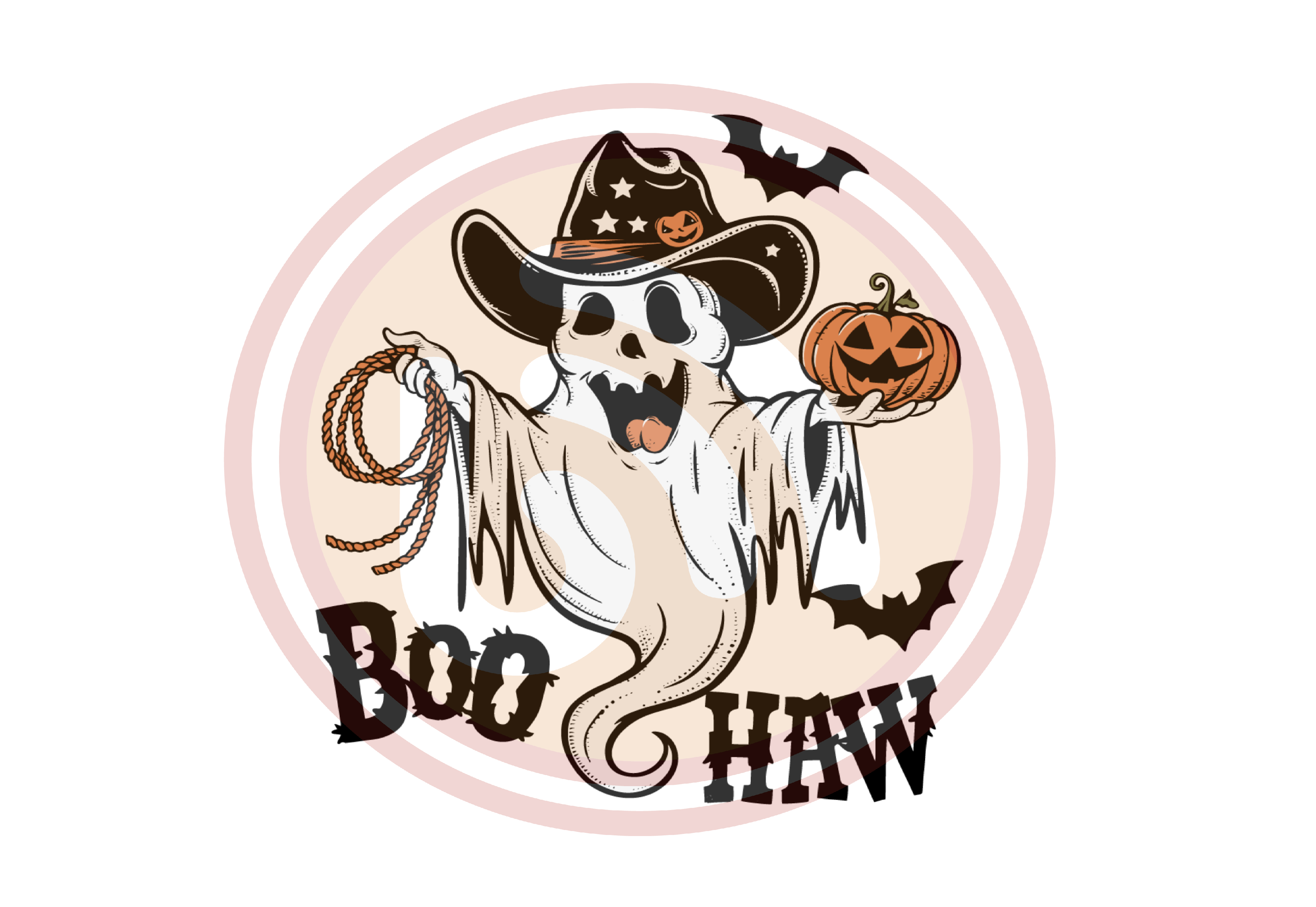 Boo-Haw Cowboy Ghost SVG Graphic by SvgBuzz · Creative Fabrica