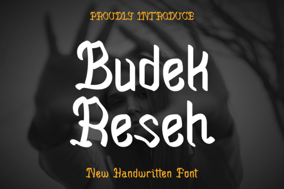 Budek Reseh Fuentes Caligráficas Fuente Por vandesignstd