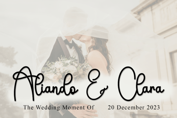 Christmas Handwriting Font PNG with transparent background - Preview 1