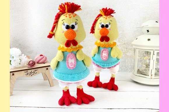 Crochet Amigurumi Pattern Easter Chicken