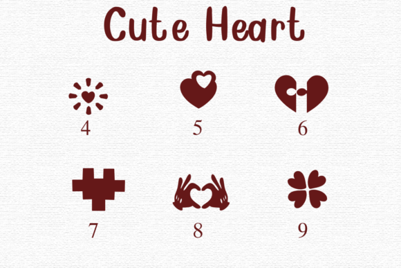 Cute Heart Font - Preview 3