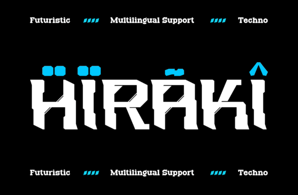 Hiraki Font font preview - 5