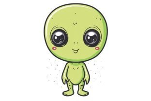 Kawaii Alien Clipart