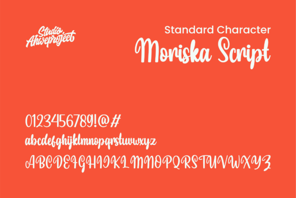 Moriska Font PNG with transparent background - Preview 2
