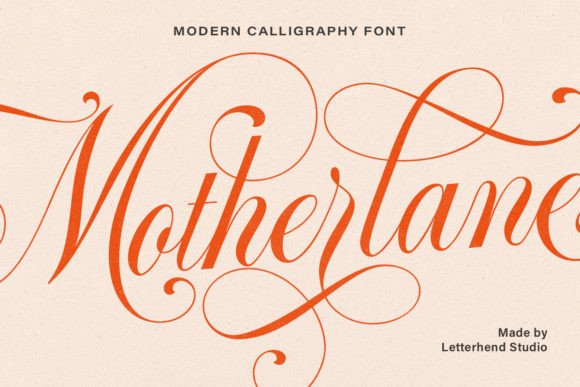 Motherlane font