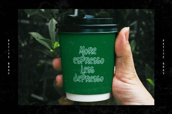 Petite Bray Font PNG with transparent background - Preview 6