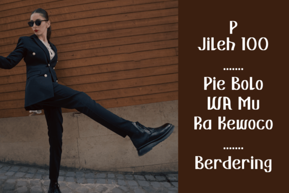 Rosed Kuramad Font PNG with transparent background - Preview 2