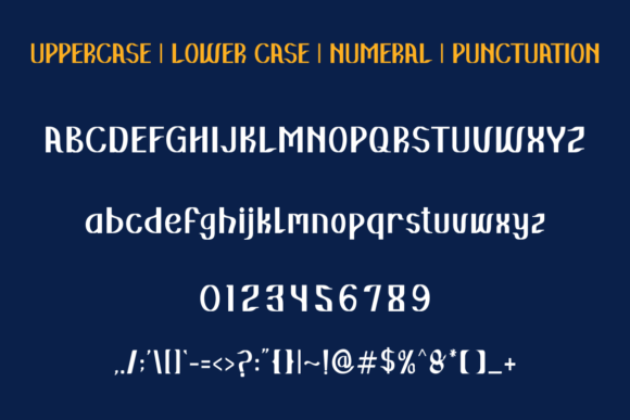 Rosed Kuramad Font PNG with transparent background - Preview 3