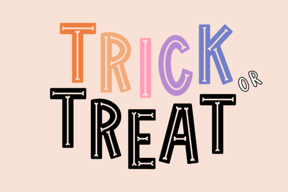 Scary Bones Font PNG with transparent background - Preview 2