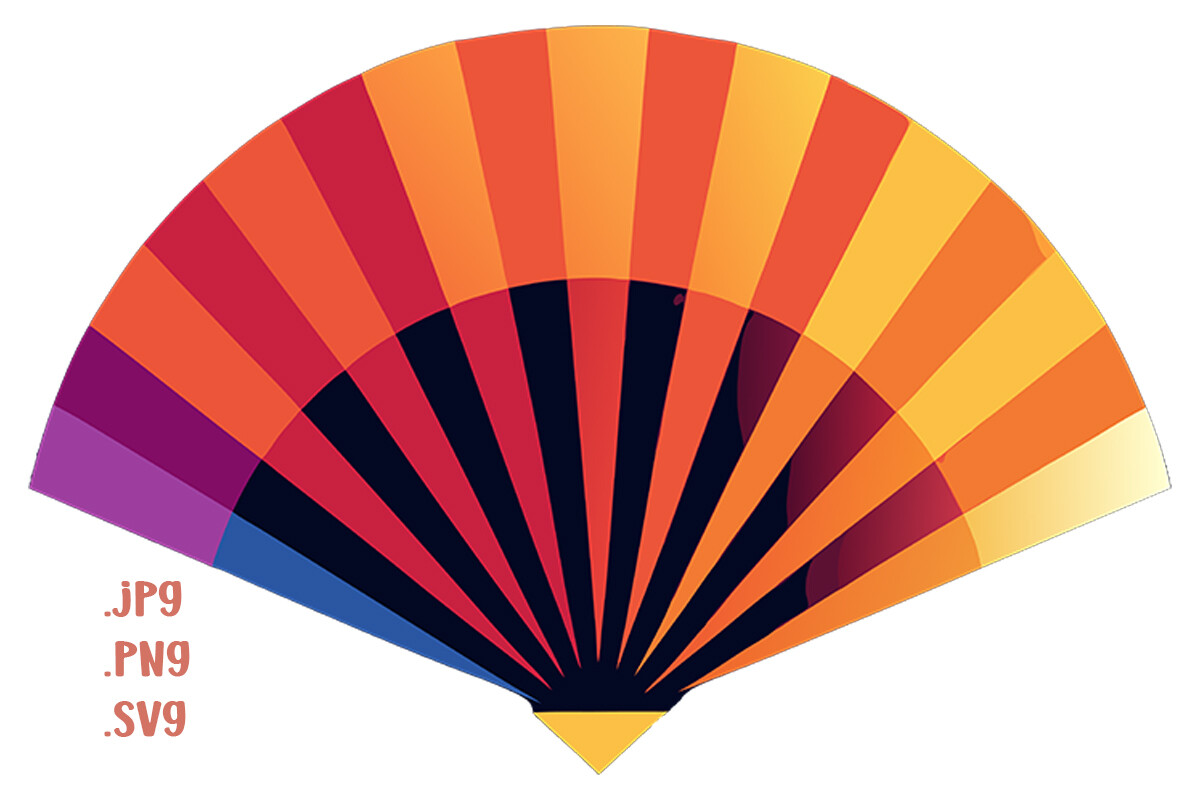 Fan Graphic by Joanna Redesiuk · Creative Fabrica
