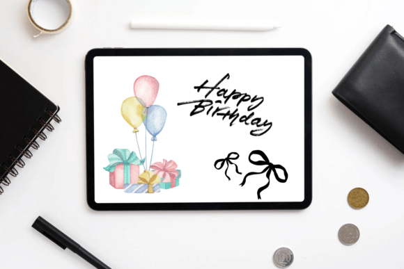 Bow Doodle Font - Preview 4