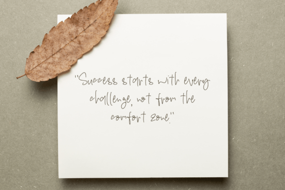 Brushy Handwriting Font - Preview 6