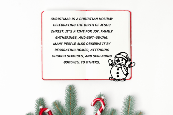 Christmas Snowman Font - Preview 6