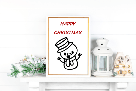 Christmas Snowman Font - Preview 5