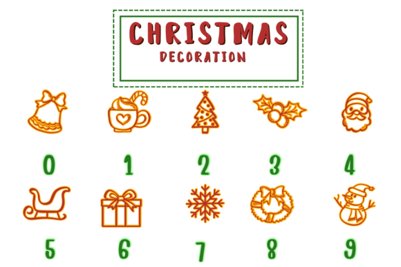 Christmas Decoration Font - Preview 4