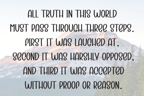 Classic Handmade Font - Preview 5