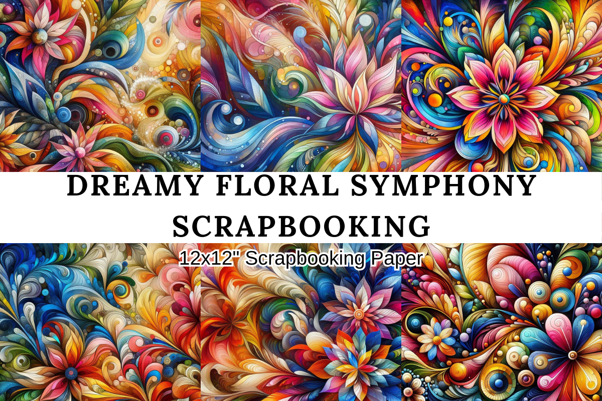 Dreamy Floral Symphony Elegance Lace Graphic by Jacky Studio · Creative ...