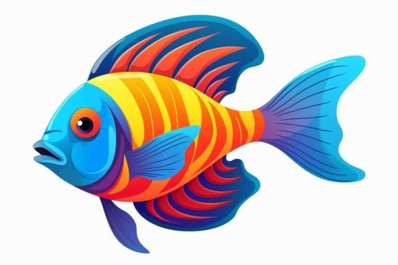Fish Symbol Illustration Design Gráfico Manualidades Por Ranya Art Studio