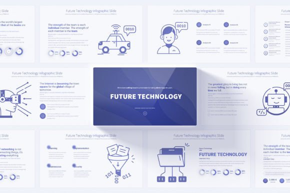 Preview of Future Technology PowerPoint Infographic PowerPoint template