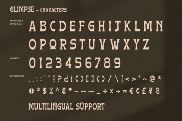 Glimpse Font - Preview 3