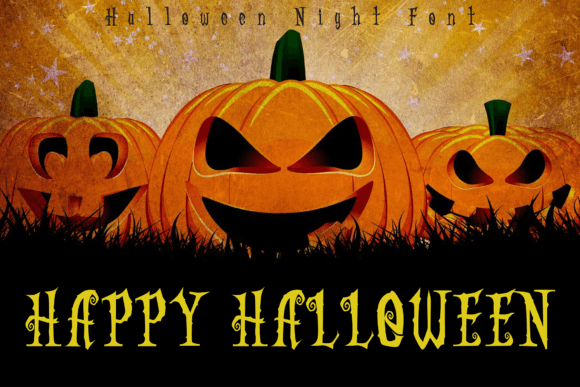 Halloween Night Font - Preview 2
