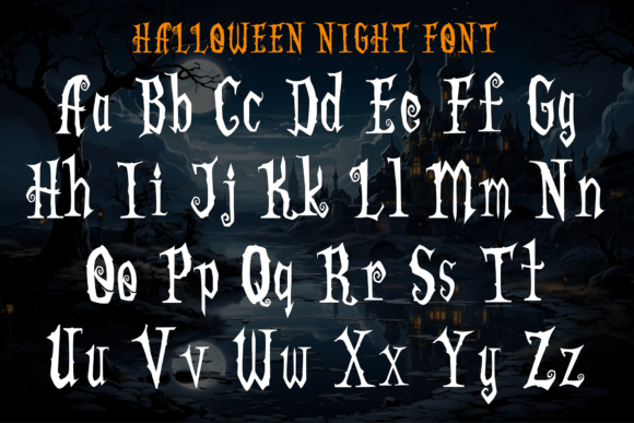 Halloween Night Font - Preview 3
