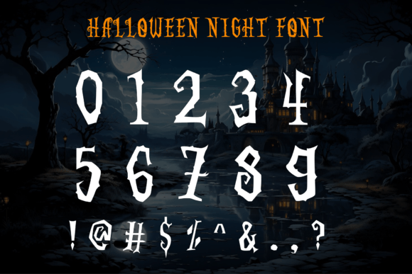 Halloween Night Font - Preview 4
