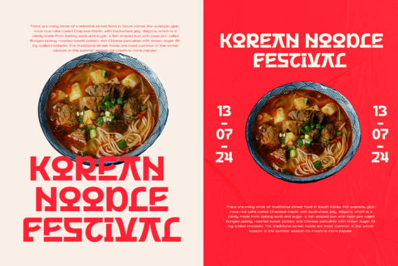 Korean Strawberry Milk Font font preview - 3